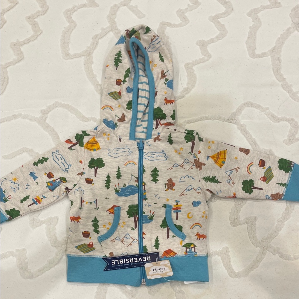 Hatley Kids Hoodie with Forest Adventure Print
